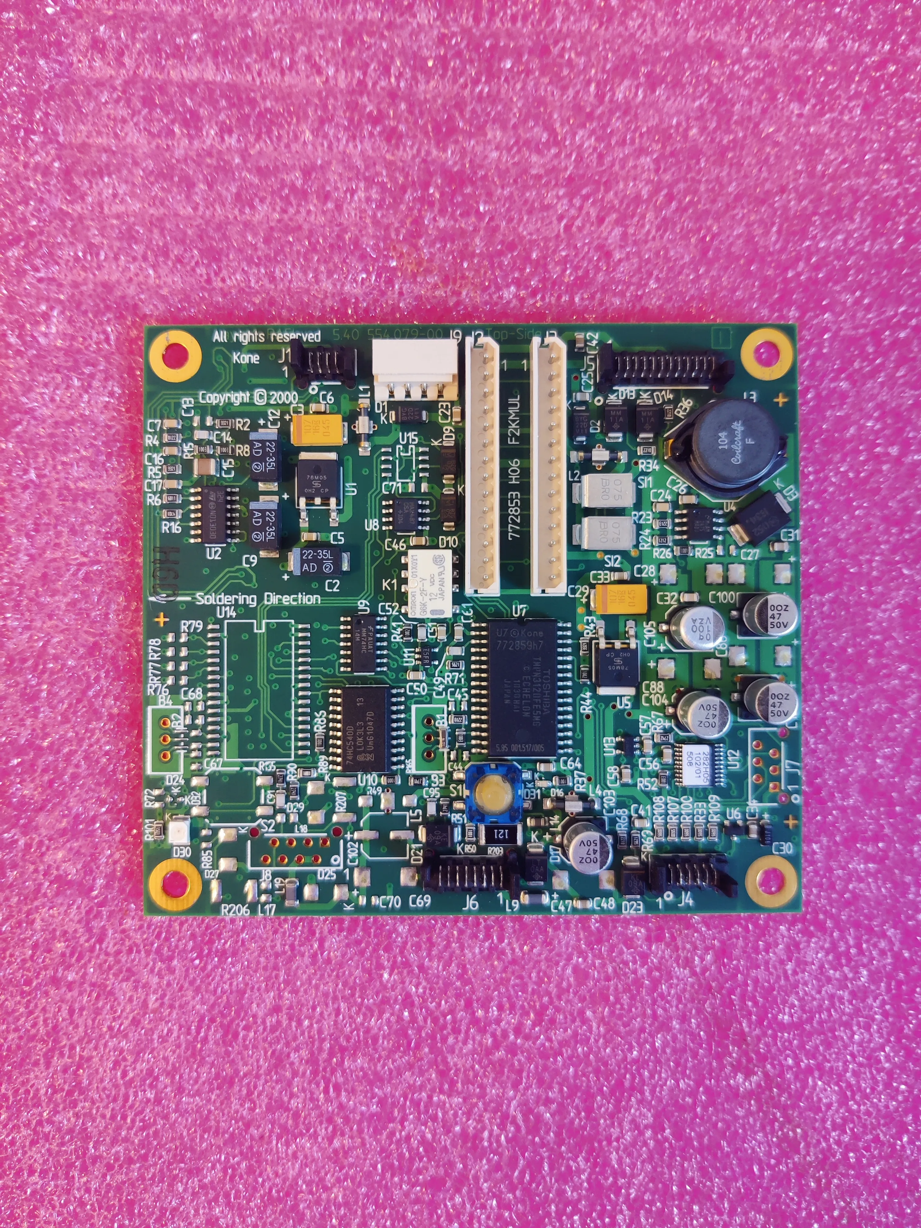 Плата приказного аппарата F2KMUL KM772850G02, KONE